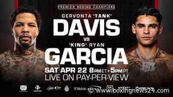 Gervonta Davis vs. Ryan Garcia – three additional fights added to card for April 22nd