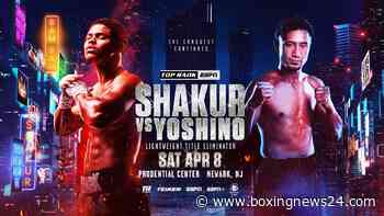 Shakur Stevenson sounding sick ahead of Shuichiro Yoshino fight on Saturday