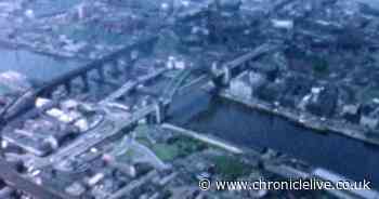 Bridges over the Tyne in 1957 - watch archive aerial film footage of the river