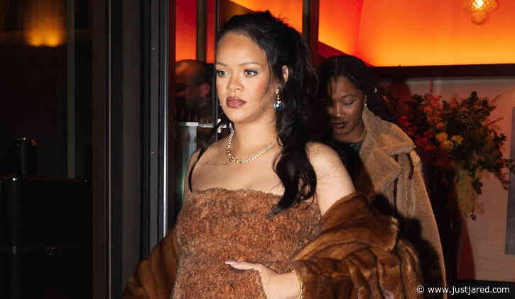 Rihanna Spotted at Late Night Dinner in Paris with BFF Melissa Forde