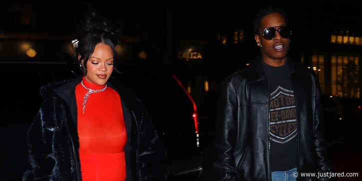 Rihanna Brings Back 2000s Trend Of Wearing A Skirt Over Pants For Latest Outing With A$AP Rocky
