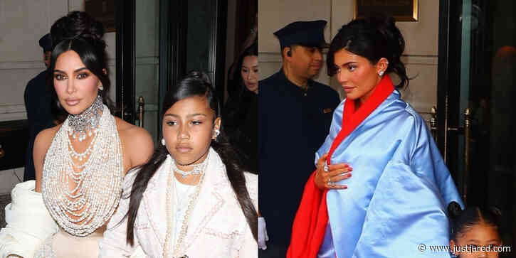Kim Kardashian & Kylie Jenner's Daughters Joined Them in NYC for Met Gala 2023, But Didn't Walk the Carpet