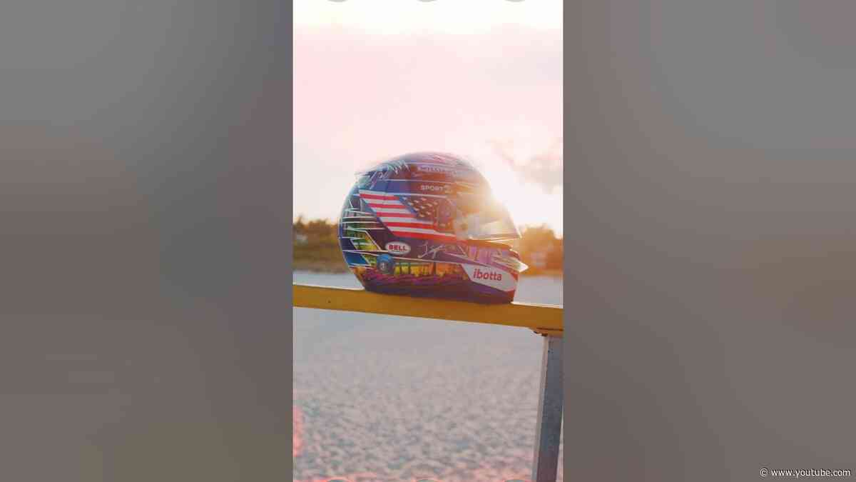 Logan Sargeant’s Miami GP helmet reveal! 🌴🔥 | F1 2023 | Williams Racing