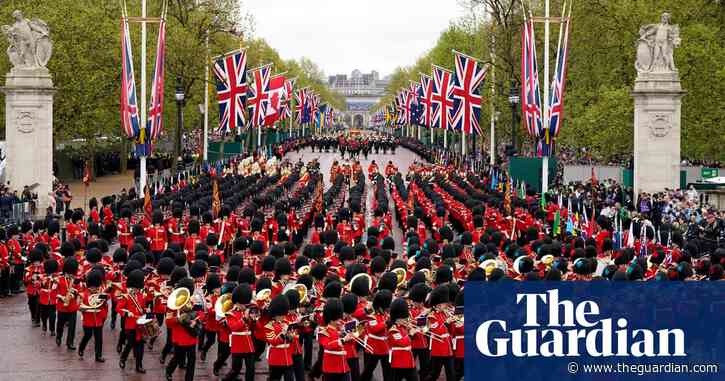 Bearskins but no drones: did coronation parade reflect modern UK military?