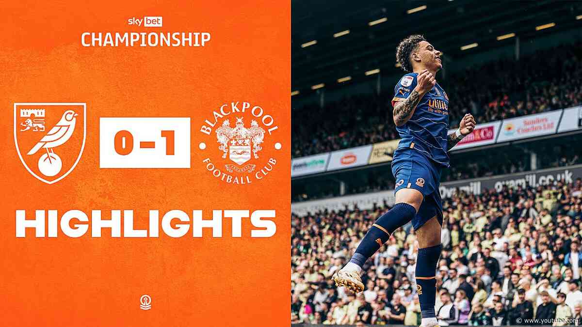 Highlights | Norwich City v Blackpool