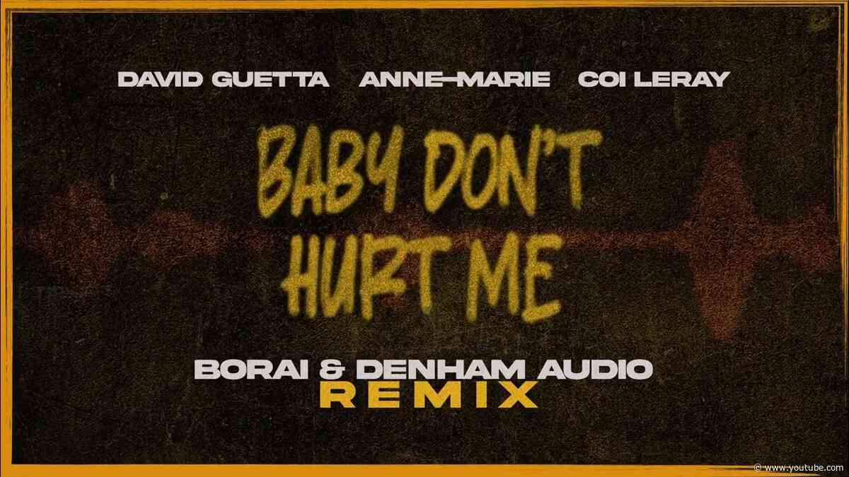 David Guetta, Anne-Marie, Coi Leray - Baby Dont Hurt Me (Borai & Denham Audio remix) [VISUALIZER]