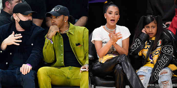 Leonardo DiCaprio, Lewis Hamilton, Kim Kardashian & More Celebs Step Out For Lakers Playoff Game