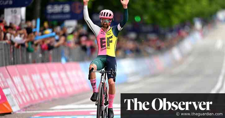 Giro d’Italia: Ben Healy lands solo stage win while Evenepoel loses time
