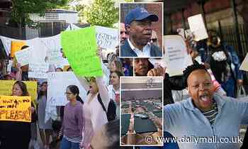 Furious NYC parents rally outside schools after  Mayor Eric Adams' moved migrants into schools