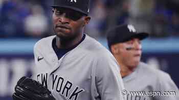 Yanks' German ejected for 'extremely sticky' hands