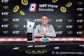 Sandor Mate gewinnt das erste WPT Prime Slovakia Main Event - und €109.660