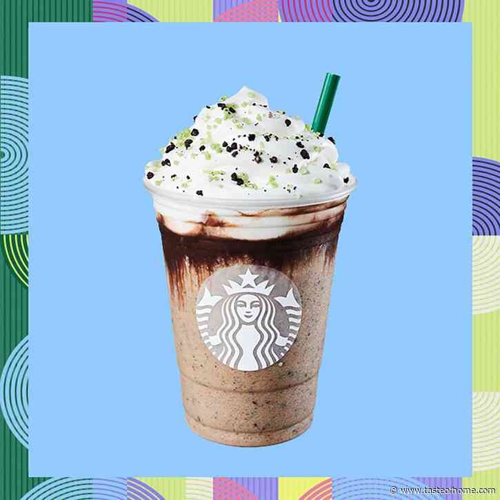 We Tried Starbucks’ New Chocolate Java Mint Frappuccino and It Tastes Like Drinking a Thin Mint Cookie