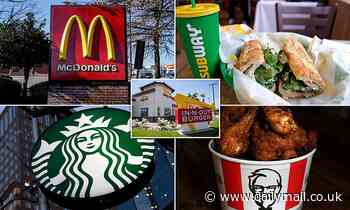Which US fast-food chains top the list for the most locations across America?