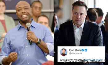 Elon Musk praises Tim Scott's 2024 campaign ad slamming 'victim culture' kids are growing up in