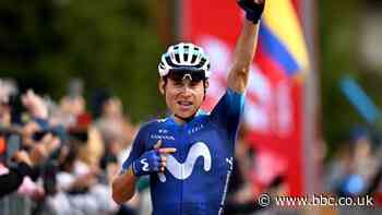 Giro d'Italia: Einer Rubio wins shortened stage 13 as Geraint Thomas retains pink jersey