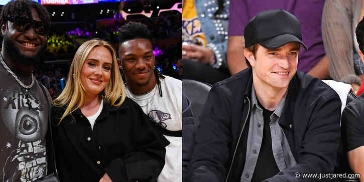 Adele, Robert Pattinson & More Stars Attend Lakers vs. Nuggets NBA Game 3 - See the Celebrity Attendees!