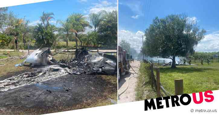One person killed after plane crashes and ‘explodes into fireball’