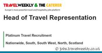 Platinum Travel Recruitment: Head of Travel Representation