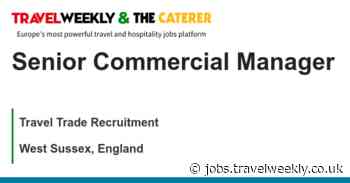 Travel Trade Recruitment: Senior Commercial Manager
