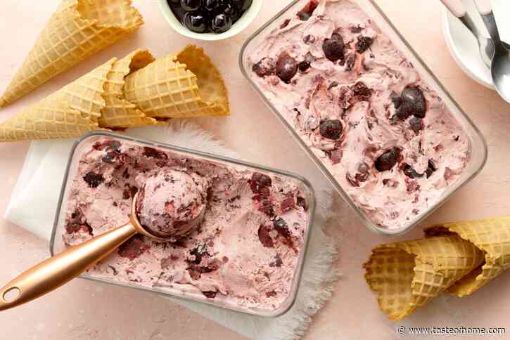 How to Make Cherry Ice Cream