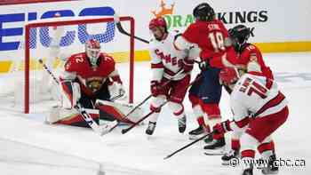 Panthers' Bobrovsky posts 32-save shutout to put Hurricanes on brink of elimination