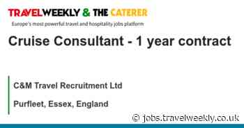 C&M Travel Recruitment Ltd: Cruise Consultant - 1 year contract