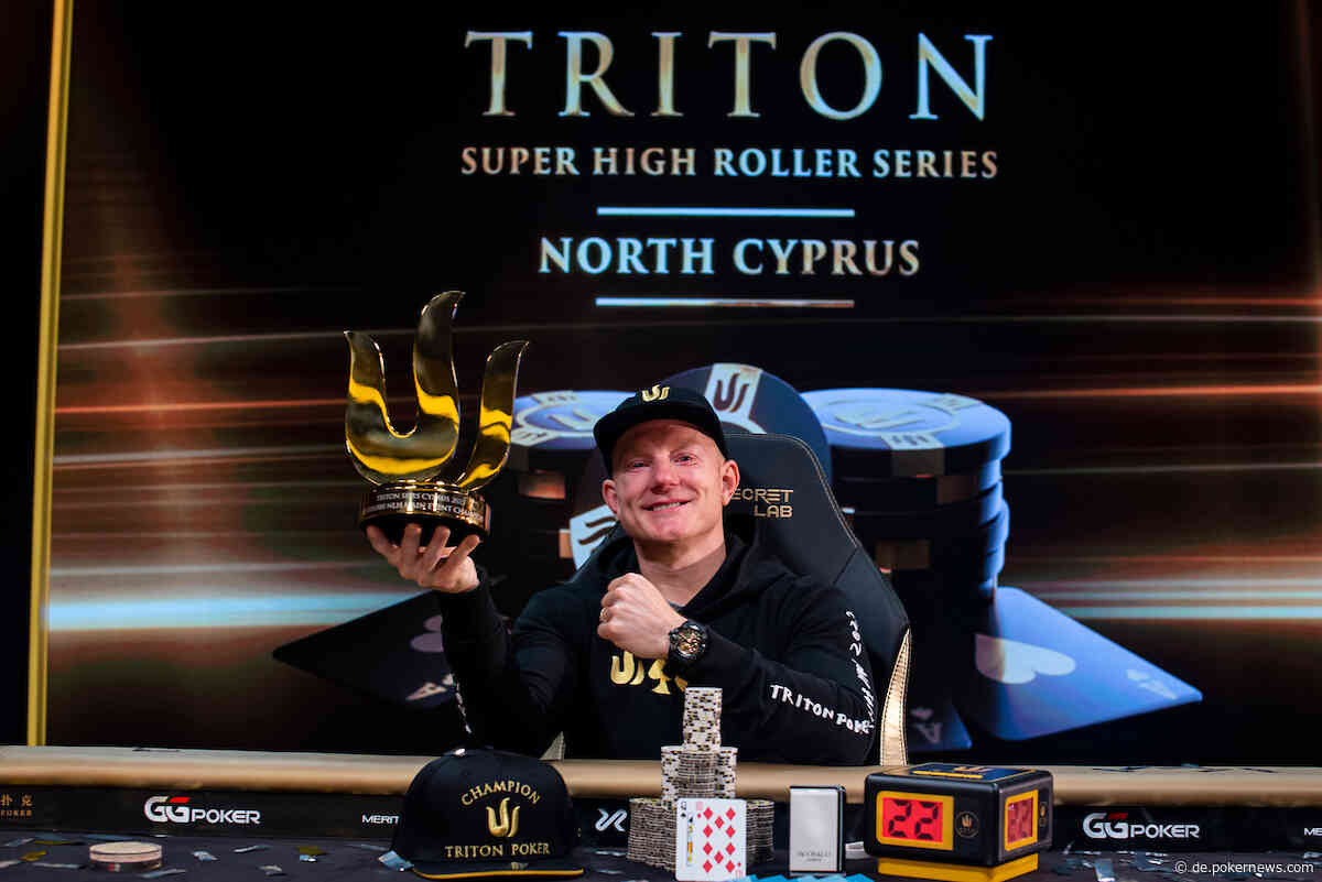 Poker-Superstar Jason Koon gewinnt das Triton Cyprus Main Event - und stolze $2,4 Millionen