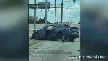 Suspect Hails Cab to Flee Hit-and-Run Crash on State Road 112 in Miami-Dade