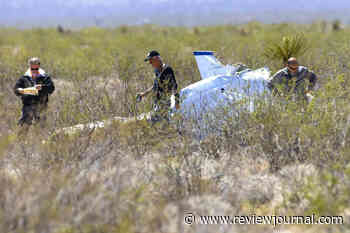 Plane crashed minutes after takeoff south of Las Vegas, report says