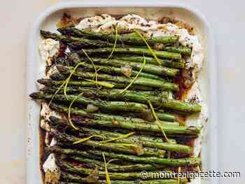Six O'Clock Solution: Asparagus with labneh