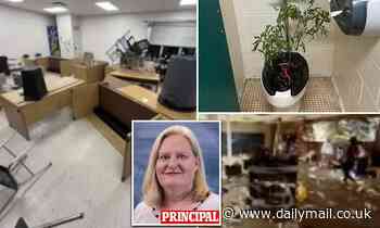 NC students completely trash high school building in senior prank that left teachers 'in tears'