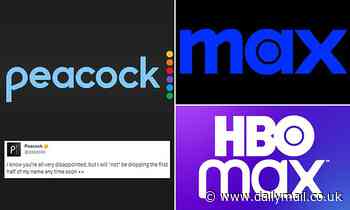 Peacock takes a dig at HBO Max re-brand in VERY cheeky tweet as other brands also pile on