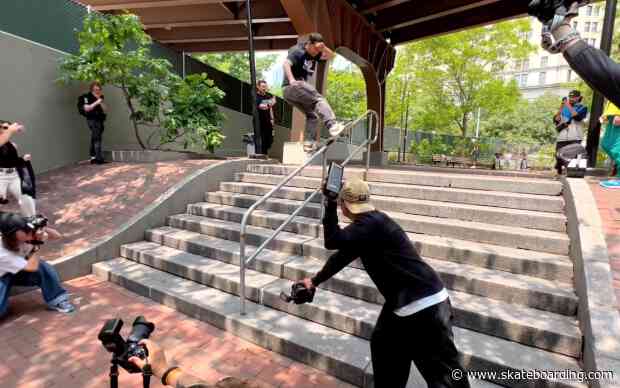 Epic Day In NYC History: New Brooklyn Banks Footage!