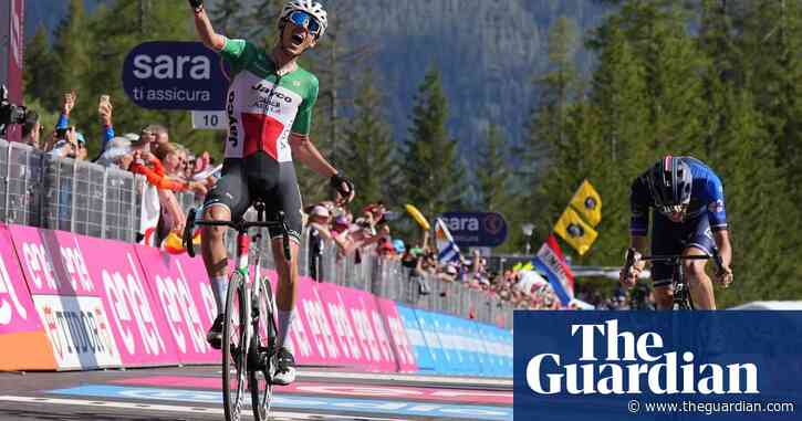Filippo Zana earns home Giro d’Italia stage win as Geraint Thomas holds firm