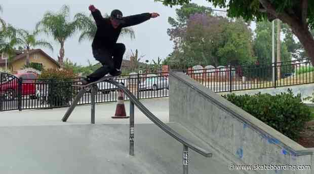 Aidan Campbell Takes An Epically Creative Approach To This Slappy Rail With A Must-See Trick