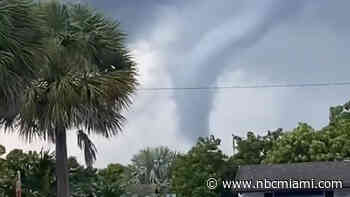 Funnel Cloud, Hail Reported in South Florida Amid Severe Weather