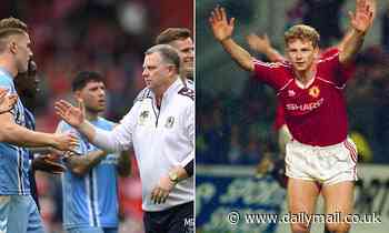 Mark Robins has gone from saving Sir Alex Ferguson's job to rescuing Coventry