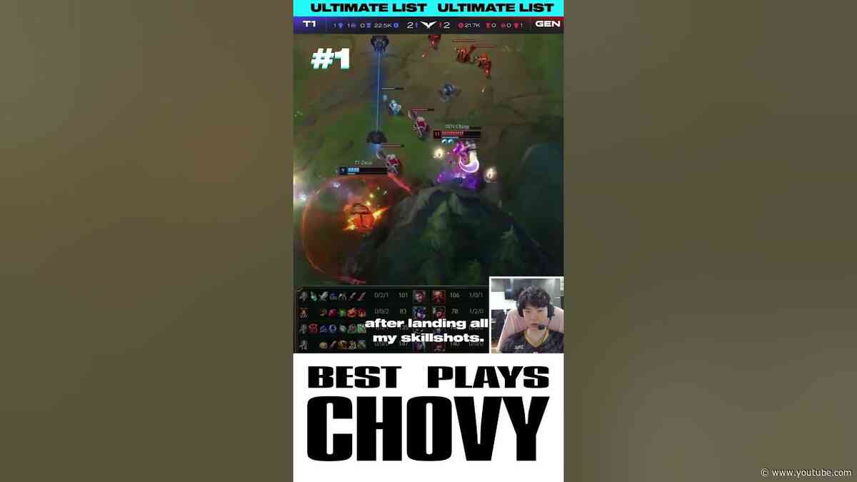 What is Chovy's best play of all time?