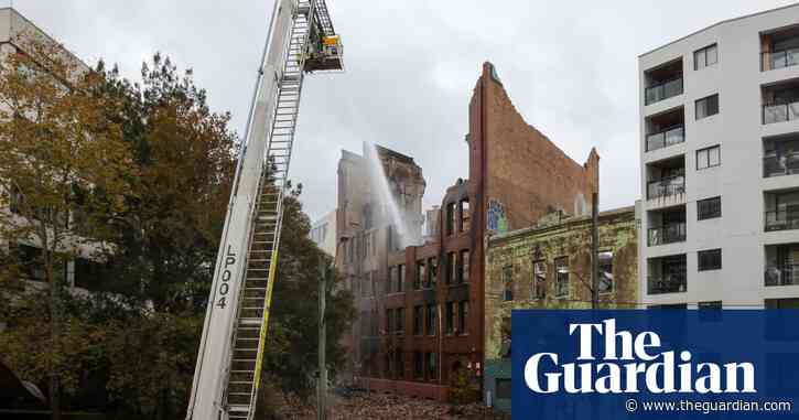 Surry Hills fire: blaze guts heritage-listed Sydney building – in pictures