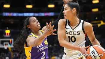 Aces defeat Sparks in final game before Hammon's return from suspension