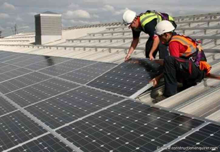 Solar panels set to cover commercial buildings
