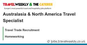 Travel Trade Recruitment: Australasia & North America Travel Specialist