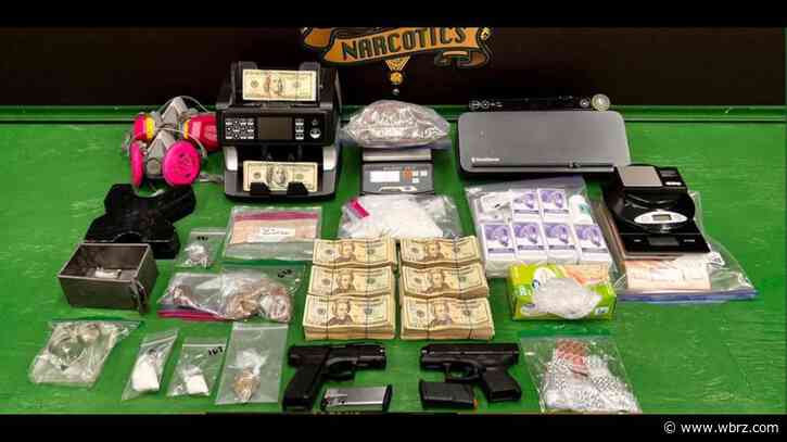 EBR deputies seize pound of fentanyl, guns & cash in series of drug raids Thursday