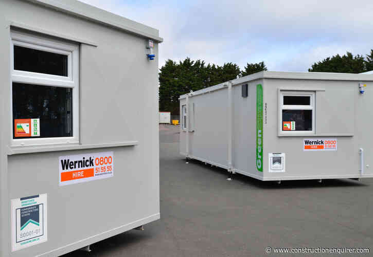 Wernick Hire units awarded green accolade