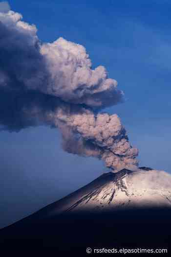 Popocatepetl volcano spews ash and steam in central Mexico causing concern for locals.