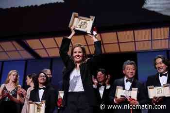 Troisième femme dans l'histoire du Festival de Cannes à recevoir la Palme d'Or, la Française Justine Triet primée pour "Anatomie d'une chute"