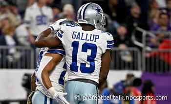 Michael Gallup “feeling springy” again more than a year after his ACL injury