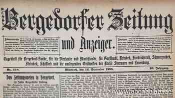 150 Jahre bz: Das Erfolgsgeheimnis der jungen Bergedorfer Zeitung