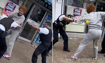 Met police officers attacked by woman as she's arrested for 'stealing penny sweets' 