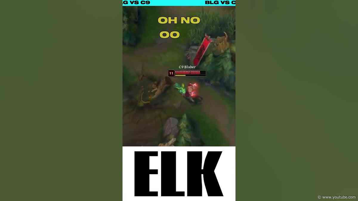 Elk wishes Blaber a very good night #leagueoflegends #lolesports